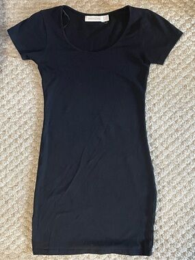 Magazine Little Black Scoop Neck Dress